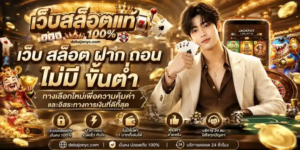 เว็บ สล็อต ฝาก ถอน ไม่มี ขั้น ต่ำ